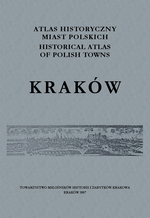 Kraków. Atlas historyczny miast polskich, t. V: Małopolska, z. 1 - okładka