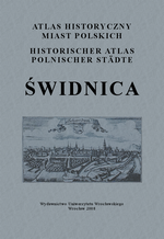 Świdnica. Atlas historyczny miast polskich, t. IV: Śląsk, z. 5 - okładka